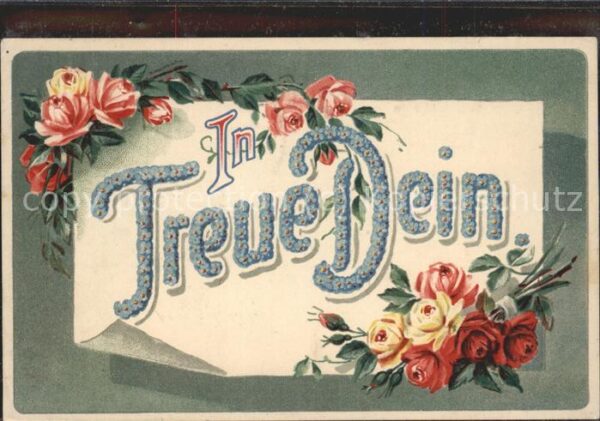 Poesie In Treue Dein Rosen