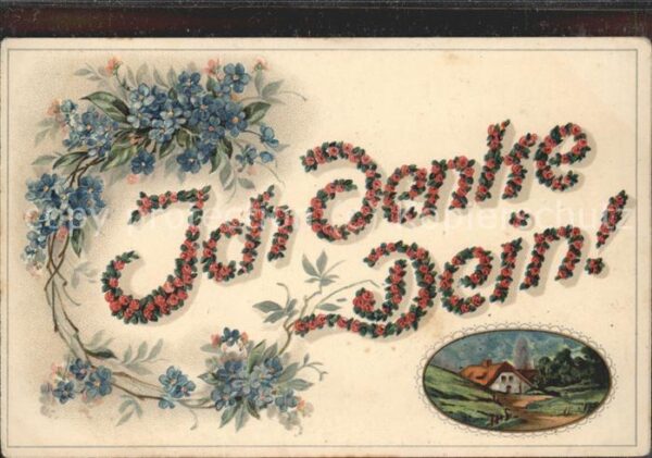 Poesie Ich denke Dein Blumen