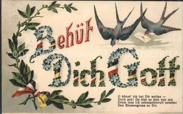 Voegel Behüt Dich Gott Schwalben Post