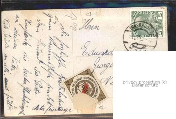 Briefkasten Kind Hund Künstlerkarte – Bild 2