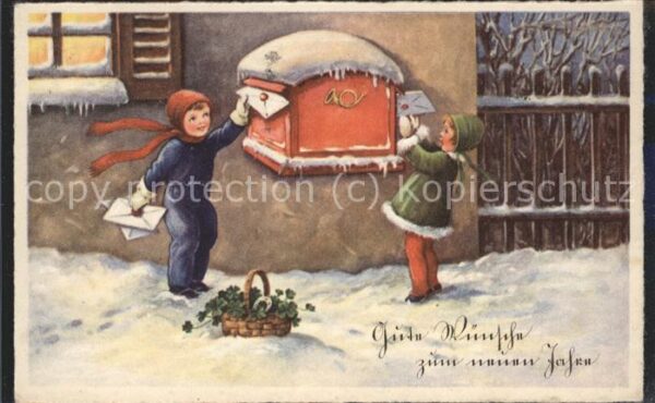 Baby Nursery Bebe Briefkasten Winter