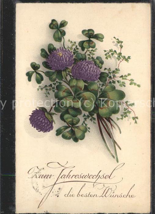 Neujahr Blumen Jahreswechsel