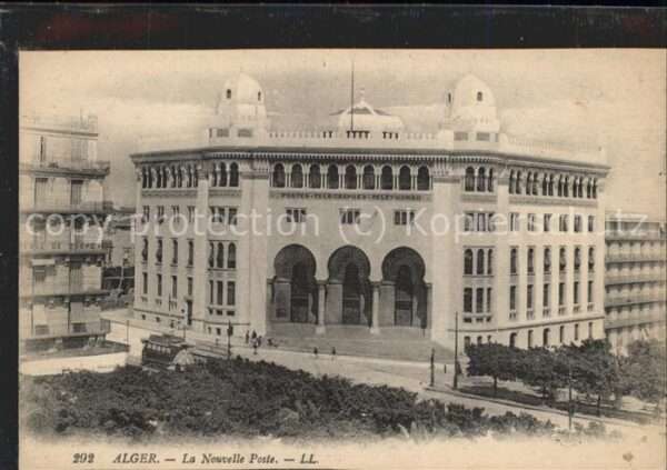 Post Alger La Nouvelle Poste Strassenbahn