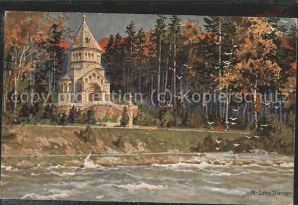 Diemer Zeno Litho Nr.  511/104 Starnberger See