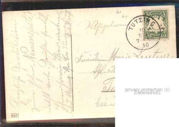Namenstag Namenskarte Herzliche Glückwünsche Briefkasten Klee – Bild 2
