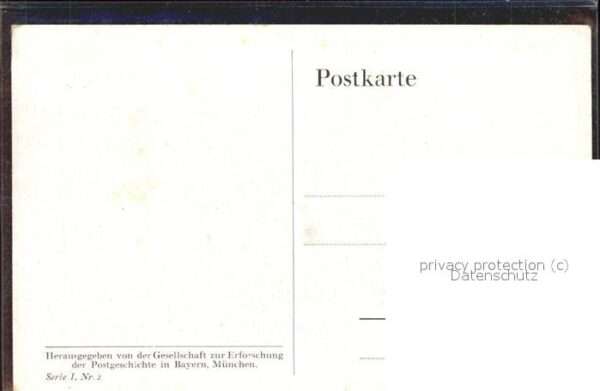 Kuenstlerkarte Stockmann Spruch Postbote Pfeife – Bild 2