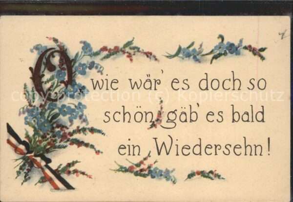 Poesie Blumen O wie wär es doch so schön geb e