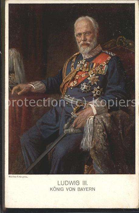 Ludwig III König von Bayern Uniform