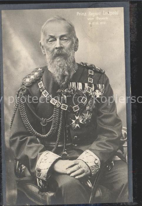 Adel Bayern Prinz Regent Luitpold Bayern 12.12.1912