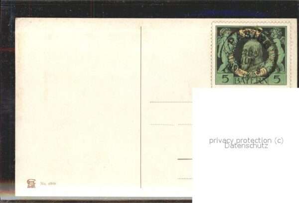 Kuenstlerkarte Luitpold Prinz Regent v. Bayern – Bild 2