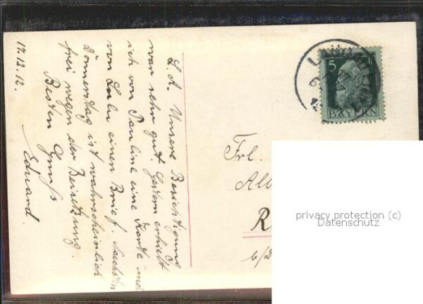 Adel Bayern Prinzregent Luitpold 12.12.1912 – Bild 2
