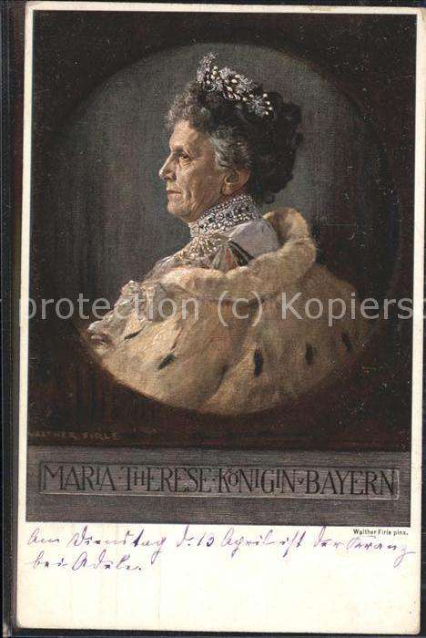 Adel Bayern Maria Therese Königin v. Bayern