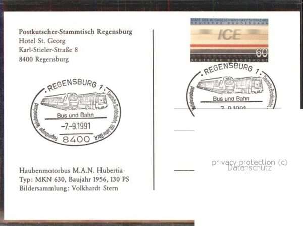 Post Wappen Postkutscher-Stammtisch Regensbu – Bild 2