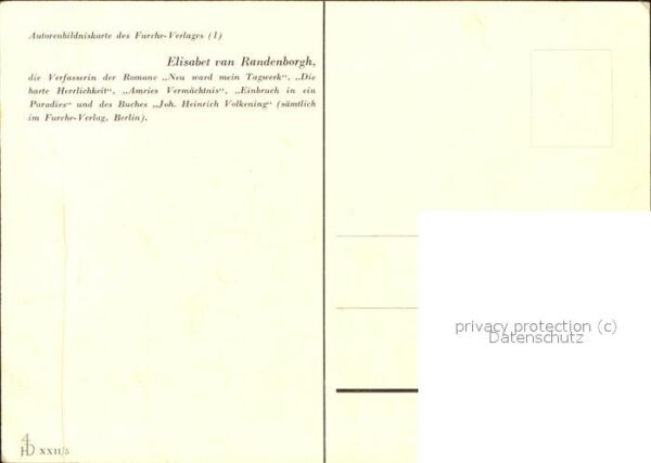 Frauen Fuchs-Verlag Elisabet von Radenborgh Au – Bild 2
