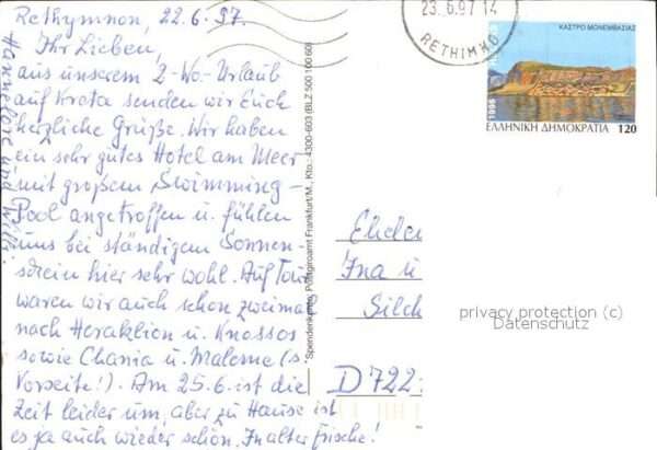 Kreta Crete General Omar N. Bradley Kriegsgräberstä – Bild 2