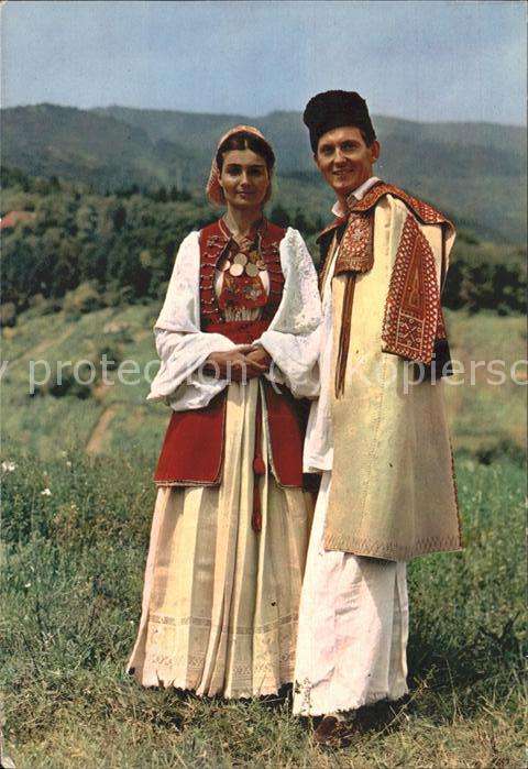 Kroatien Croatia Nationaltracht Sunja