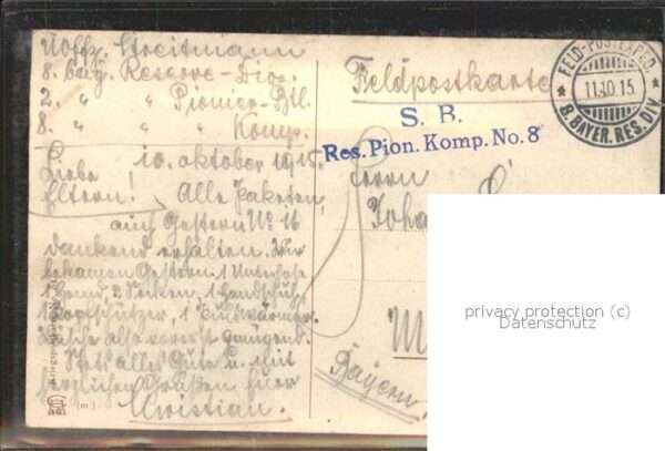 Soldatenpoesie Blumen Kinder Flaggen Feldpost – Bild 2
