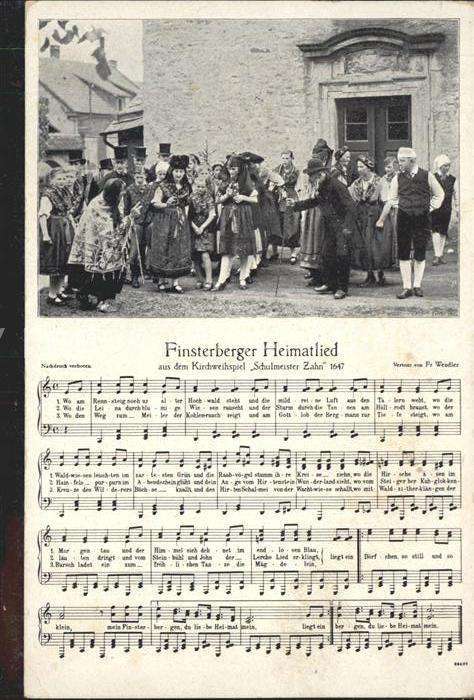 Gesang Musik Finsterberger Heimatlied