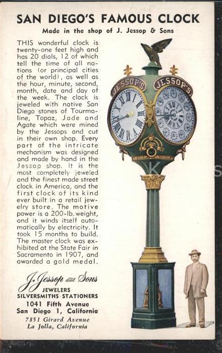 California City San Diegos Famous Clock