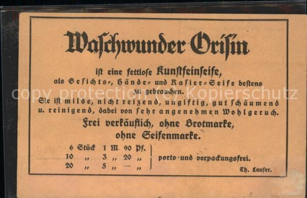 Werbung Reklame Aufputschmittel Th. Lauser Regensburg