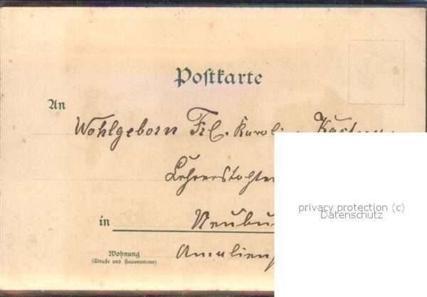 Kuenstlerkarte F.Behrens Wegkreuz – Bild 2