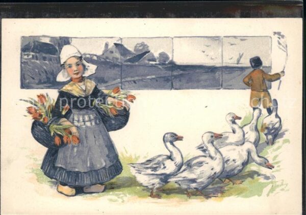 Enten Kinder Tulpen