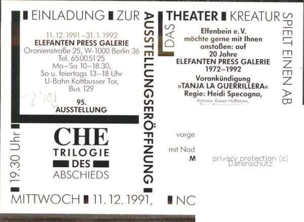 Theater CHE Trilogie des Abschieds – Bild 2