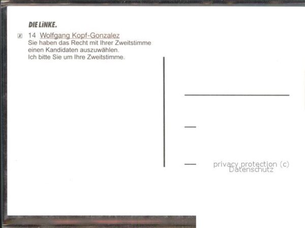 Politik Bezierkstag Wolfgang Kopf-Gonzalez – Bild 2