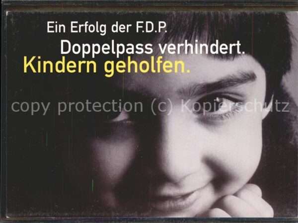 Politik F.D.P Kinder Doppelpass Bundestagfrakti