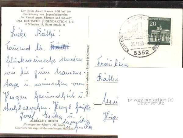 Spendenkarte Bayerische Staatsgemäldesammlung – Bild 2