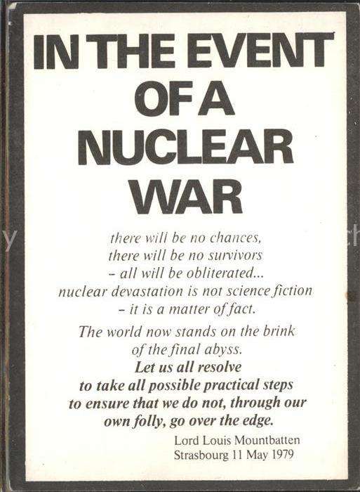 Politik Atomkrieg