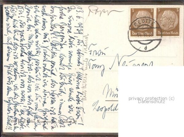 Kuenstlerkarte J. Hecker – Bild 2