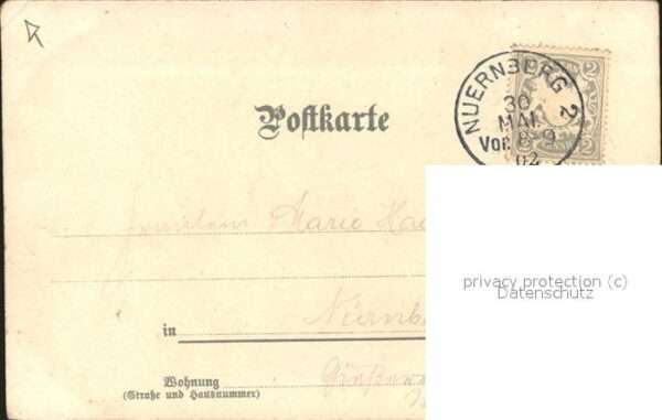Kuenstlerkarte F. Perlberg Garten – Bild 2