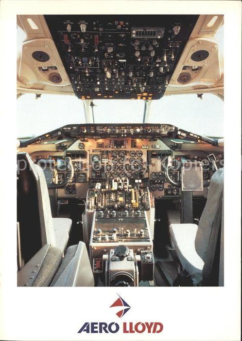 Flugzeuge Zivil Cockpit Aero Lloyd