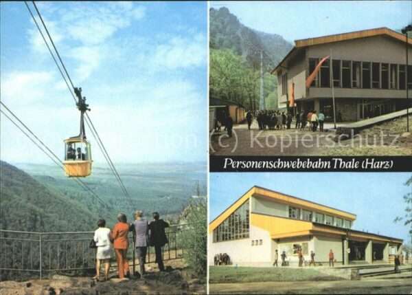 Seilbahn Personenschwebebahn Thale Harz