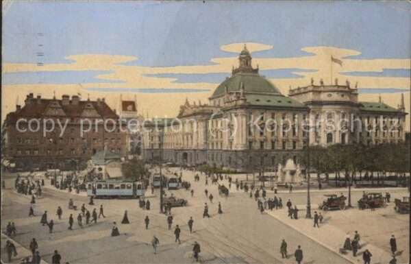 Strassenbahn München Justizpalast