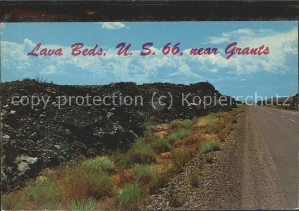 Vulkane Geysire Vulcans Geysers Lava Beds U.S. 66 near Grants
