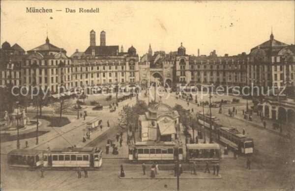 Strassenbahn München Das Rondell