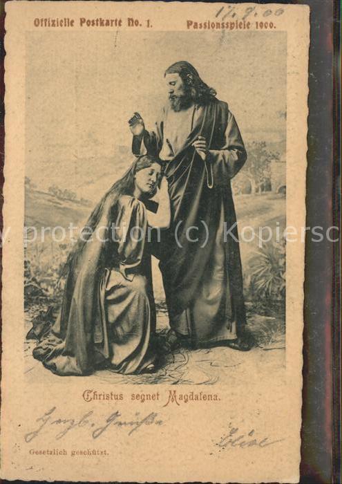 Passionsspiele Oberammergau Christus segnet Magdalena