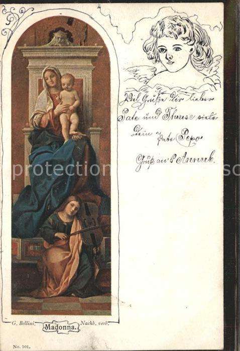 Religion G. Bellini Engel Cello Madonna