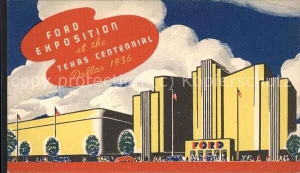 Exhibition Ford Exposition Texas Centennial Dallas