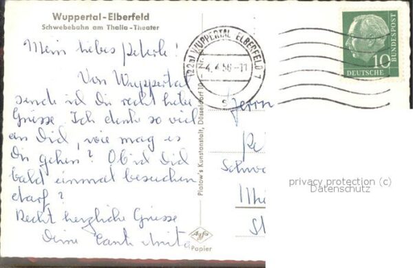 Schwebebahn Wuppertal-Elberfeld Thalia-Theater – Bild 2