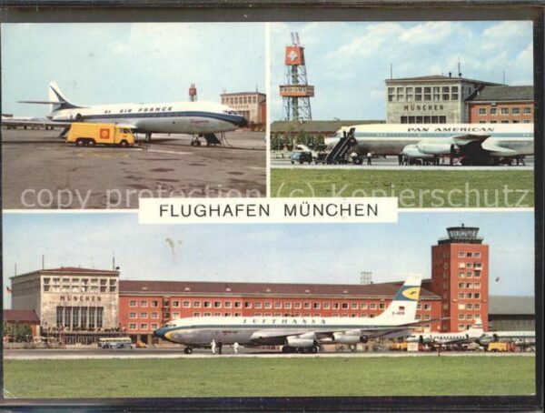 Flughafen Airport Aeroporto München Flugzeuge