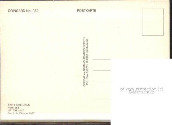 Flugzeuge Zivil Coincard N417 SA USA – Bild 2