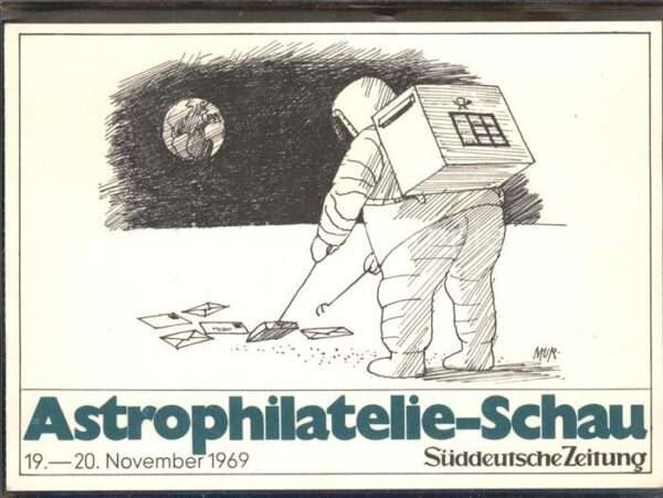 Zeitung Astrophilatelie Schau Südeutsche Zeitun