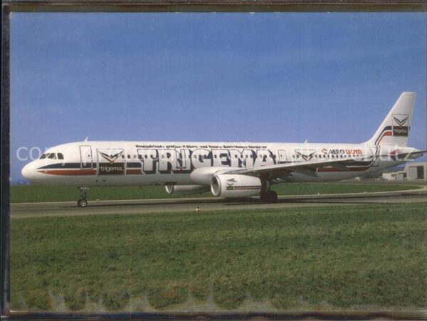 Flugzeuge Zivil Trigema Werbung Aero Lloyd Airbus A 321