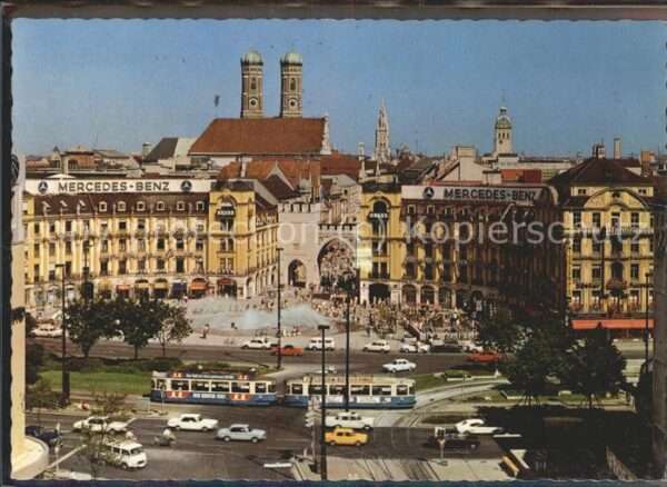 Strassenbahn München Karlsplatz Frauenkirche