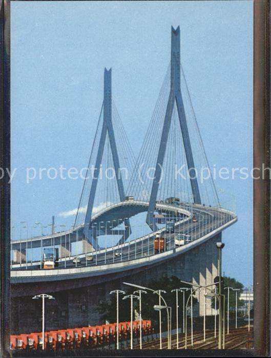 Autobahn Hamburg Köhlbrandhochbrücke