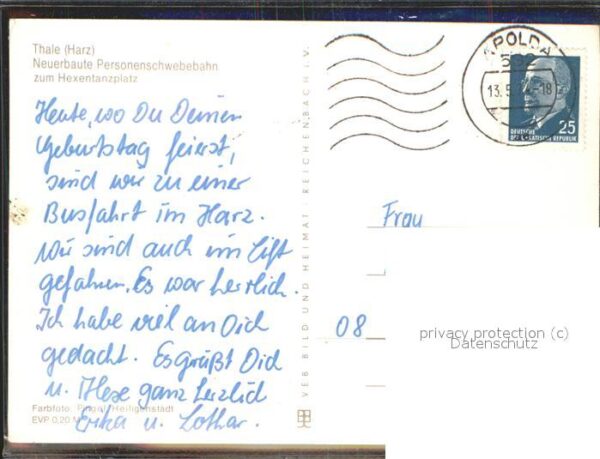 Schwebebahn Thale Harz Personenschwebebahn Hexentan – Bild 2