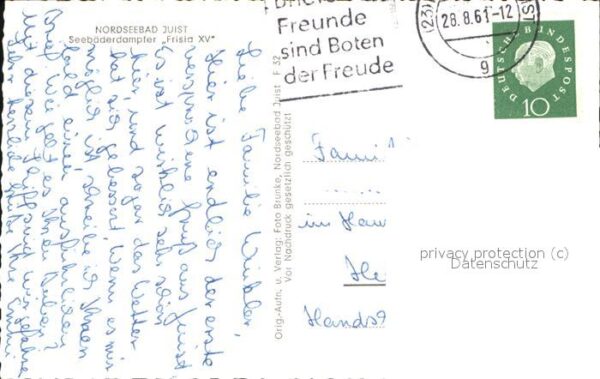 Dampfer Binnenschifffahrt Frisia XV Juist – Bild 2